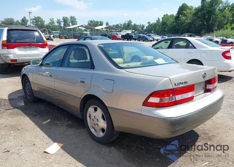 2000 Lexus Es 300 z USA, uszkodzony, nr VIN JT8BF28GXY0265376